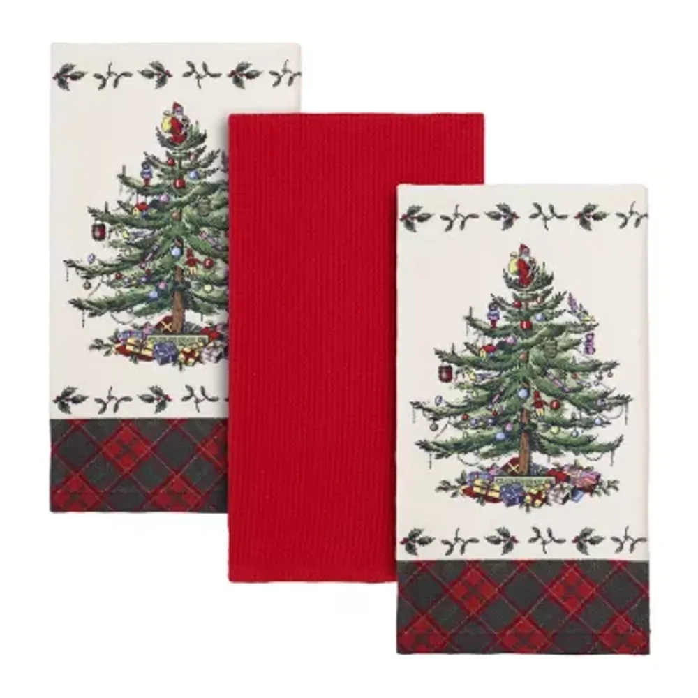 Spode Tartan 3-pc. Kitchen Towel