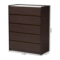 Walker Bedroom Collection 5-Drawer Chest