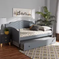 Mara Wooden Trundle Bed