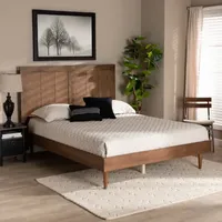 Nicola Wooden Platform Bed