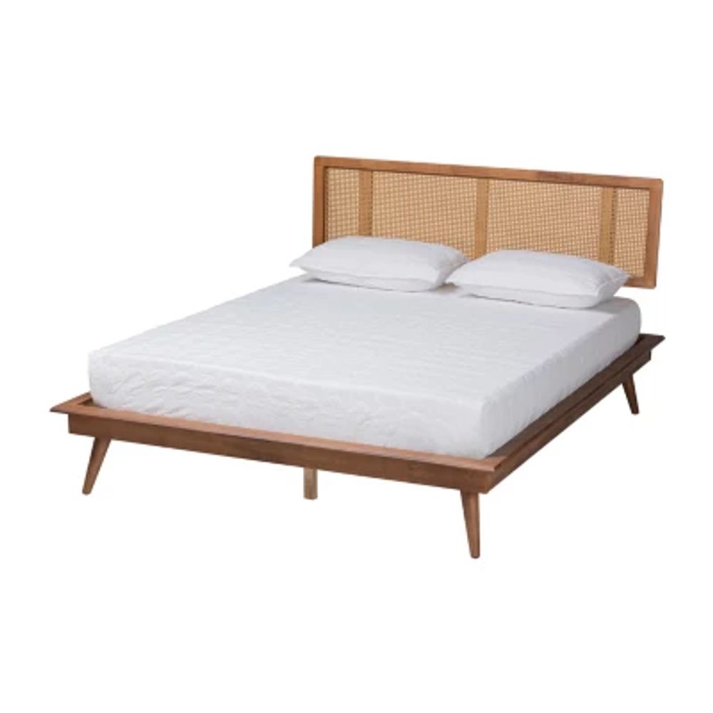 Nura Wooden Platform Bed