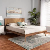 Nura Wooden Platform Bed