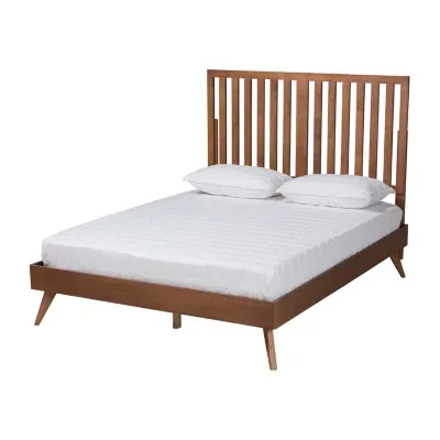 Saki Wooden Platform Bed