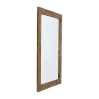 Rectangular Wooden Rectangular Wall Mirror