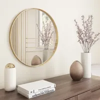 Aspire Home Accents Wall Mount Round Wall Mirror