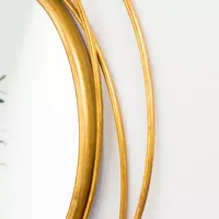 Mia Round Wall Mount Round Decorative Wall Mirror