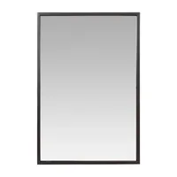 Aspire Home Accents Gray Bali Modern Wall Mount Rectangular Wall Mirror