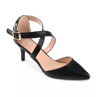 Journee Collection Womens Riva Strap Pumps