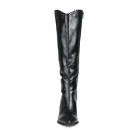 Journee Collection Womens Daria Stacked Heel Riding Boots