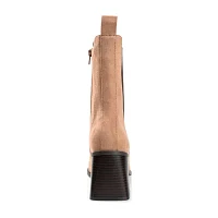 Journee Collection Womens Kaydia Stacked Heel Booties