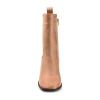Journee Collection Womens Kaydia Stacked Heel Booties