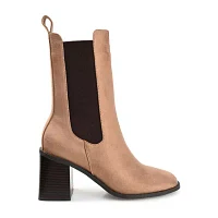 Journee Collection Womens Kaydia Stacked Heel Booties