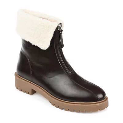 Journee Collection Womens Fynn Block Heel Booties