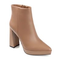 Journee Collection Womens Marnnie Block Heel Booties