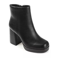 Journee Collection Womens Mollie Block Heel Booties