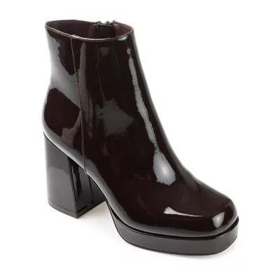 Journee Collection Womens Mollie Block Heel Booties