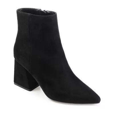 Journee Collection Womens Mylow Block Heel Booties