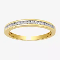 1/ CT.T.W. Natural Diamond 14K Gold Wedding Band