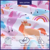 Poppy & Fritz Unicorn Deep Pocket Sheet Set