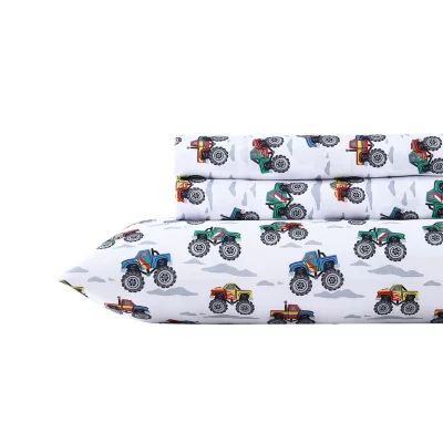 Poppy & Fritz Trucks Deep Pocket Sheet Set