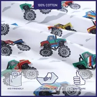 Poppy & Fritz Trucks Deep Pocket Sheet Set