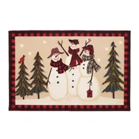 Avanti Snowman Gathering Bath Rug