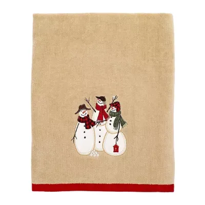 Avanti Snowman Gathering Bath Towel