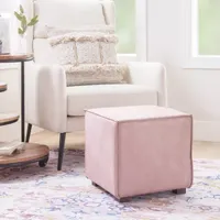 Karuna Leather Ottoman