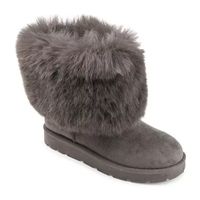 Journee Collection Womens Shanay Flat Heel Winter Boots