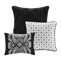 Madison Park Marcella 6-Pc Printed Cotton Quilt Set With Throw Pillows