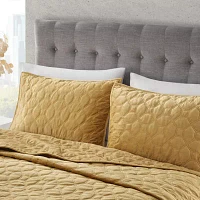 Madison Park Emery 3-Pc Velvet Quilt Set