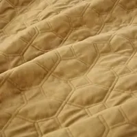 Madison Park Emery 3-Pc Velvet Quilt Set