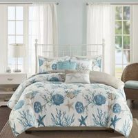 Madison Park Pacific Grove Cotton Sateen 6-pc. Duvet Cover Set