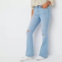 a.n.a Womens High Rise Flare Jean