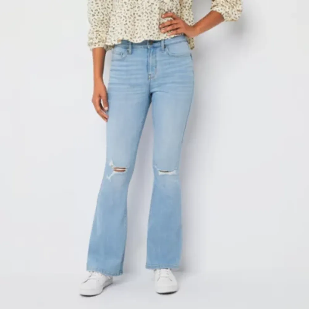 a.n.a Womens High Rise Flare Jean - JCPenney
