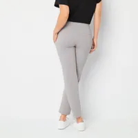 Stylus Womens High Rise Tapered Pull-On Pants