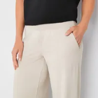 Stylus Womens High Rise Wide Leg Pant