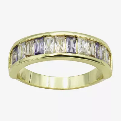 Sparkle Allure Cubic Zirconia 14K Gold Over Brass Band