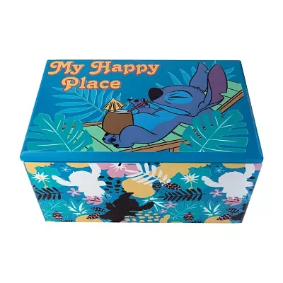 Disney Lilo & Stitch "My Happy Place" Blue Jewelry Box