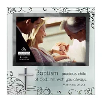 Malden 4x6 Baptism Frost Glass Tabletop Frame