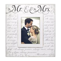 Malden 5x7 Mr And Mrs Corinthian Script Tabletop Frame