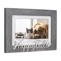 Malden 4x6/5x7 Happy Tails Gray Tabletop Frame