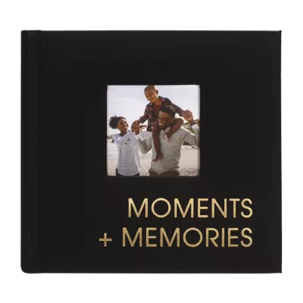 Malden 1-Up Moments Black Fabric 80 Photo Album