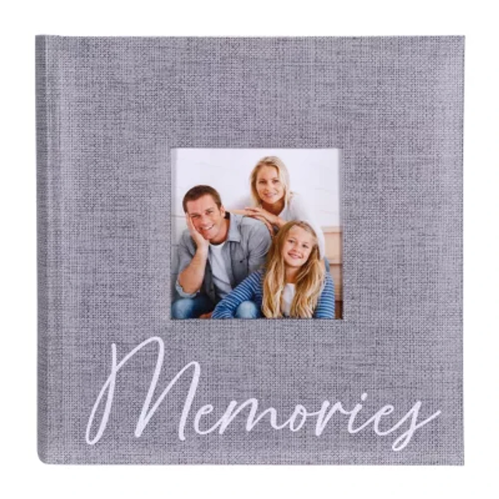 Malden 2-Up Gray Memories Print 160 Photo Album