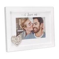 Malden 4x6 I Love Us Matted With Heart Tabletop Frame