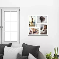 Malden 4-Op 4x6 Square White Wall Frame