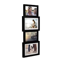 Malden 4-Op 4x6/5x7 Black Panel Wall Frame