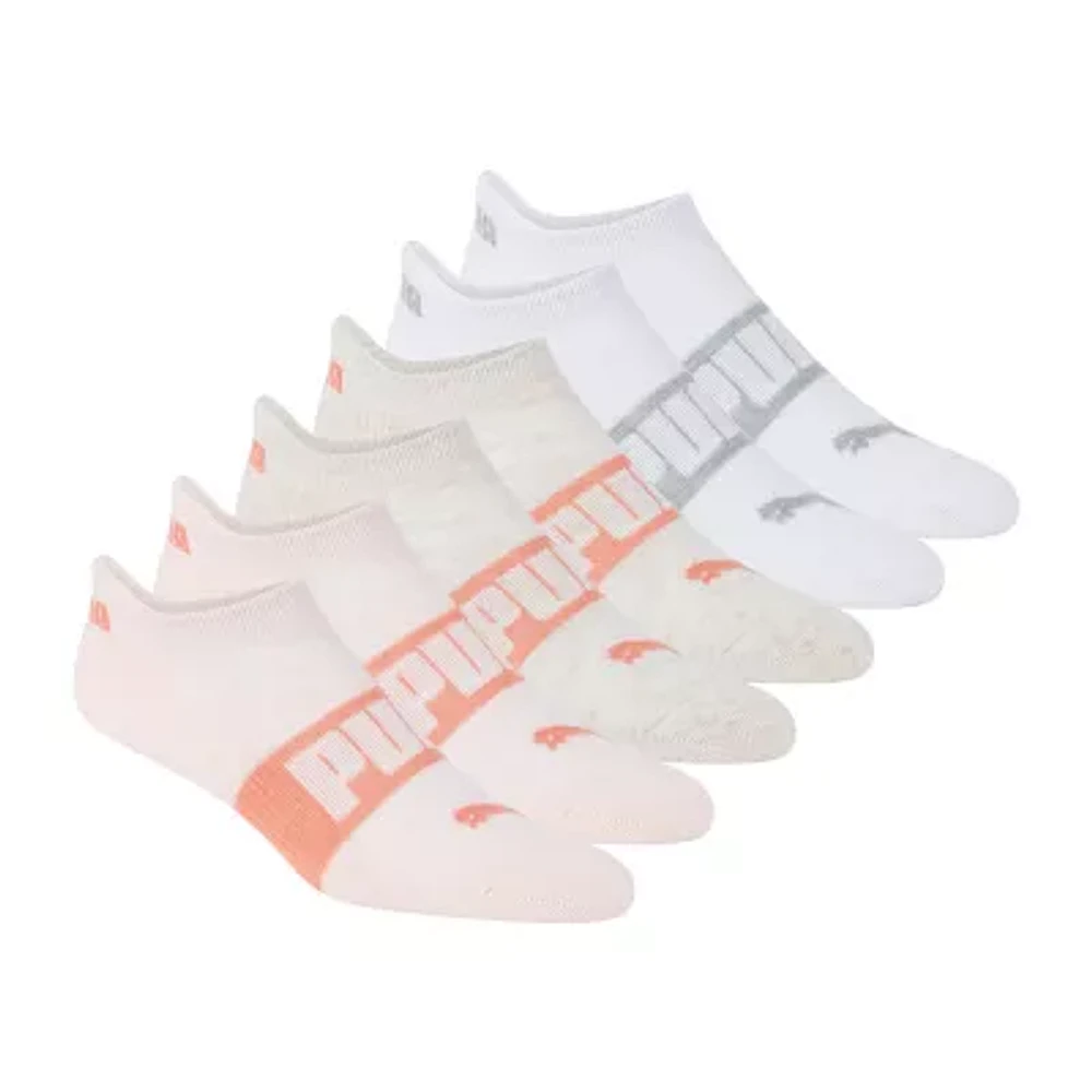 PUMA Ultimate Training Heel Tab 6 Pair Low Cut Socks Womens