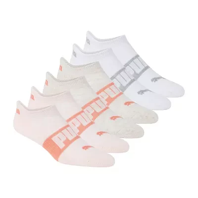 PUMA Ultimate Training Heel Tab 6 Pair Low Cut Socks Womens