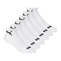 PUMA Sportstyle Training 6 Pair Quarter Ankle Socks Womens